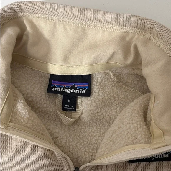 Patagonia  Zip-Up Sweater in Cream - Picture 2 of 2